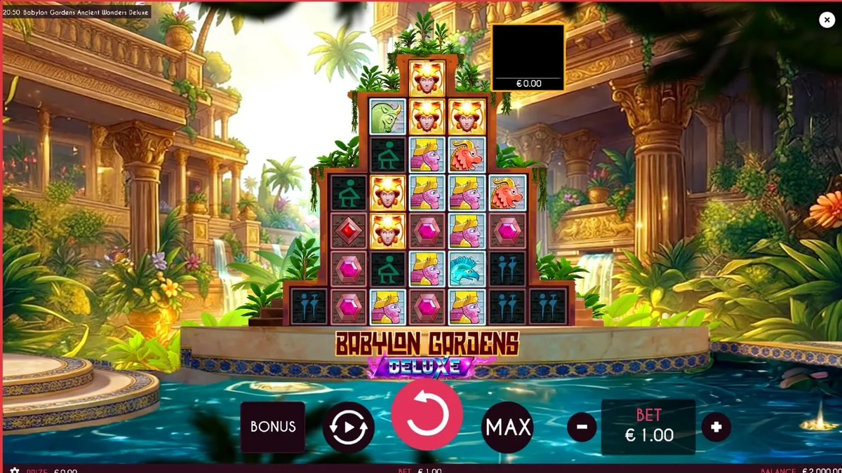 Babylon Gardens Ancient Wonders Deluxe mobile gameplay interface